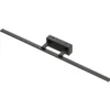 Aplique LED Nala, negro, anchura 75 cm