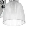 Aplique LED para baño Cora, 1 luz, IP44, cristal