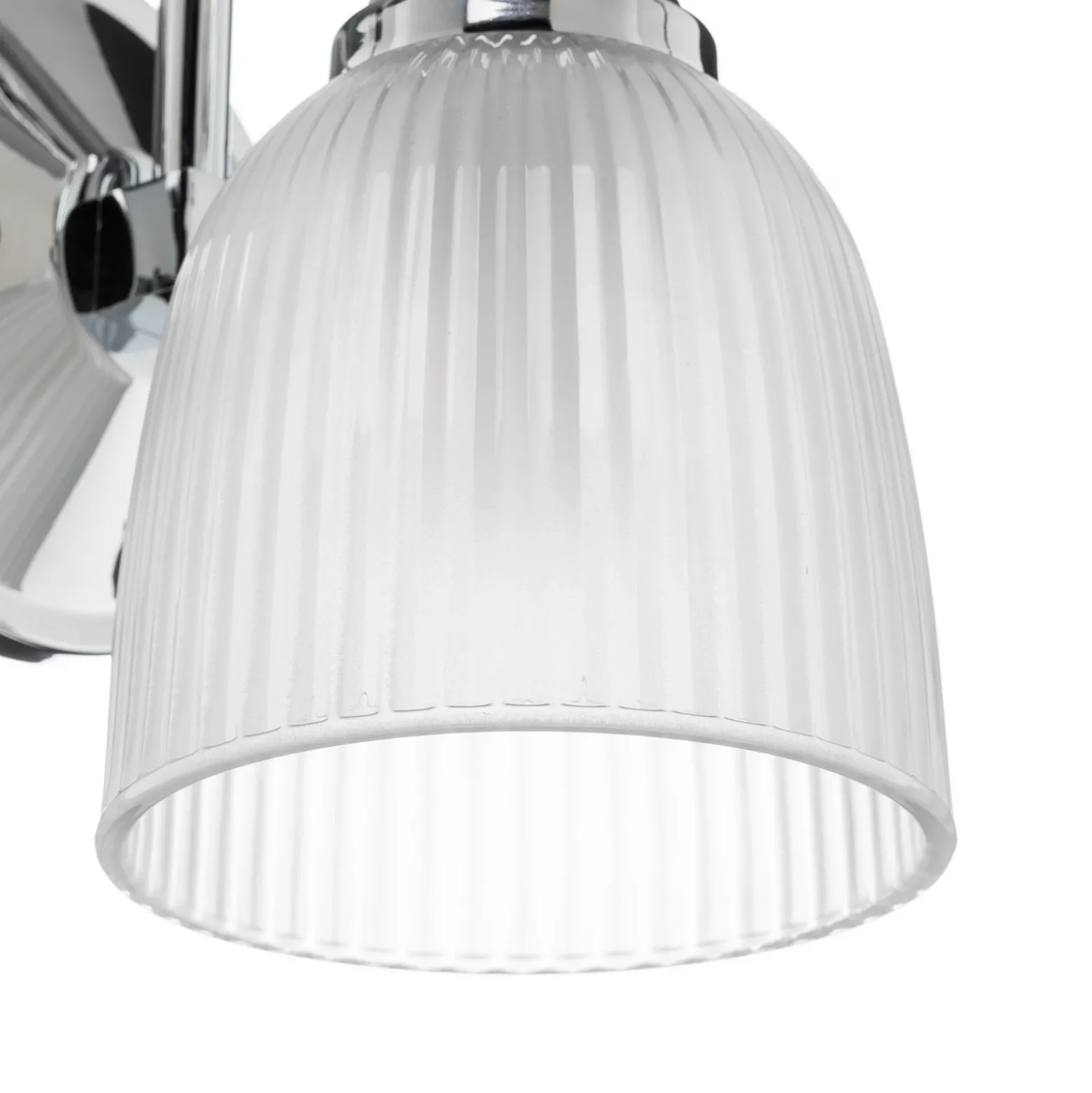 Aplique LED para baño Cora, 1 luz, IP44, cristal