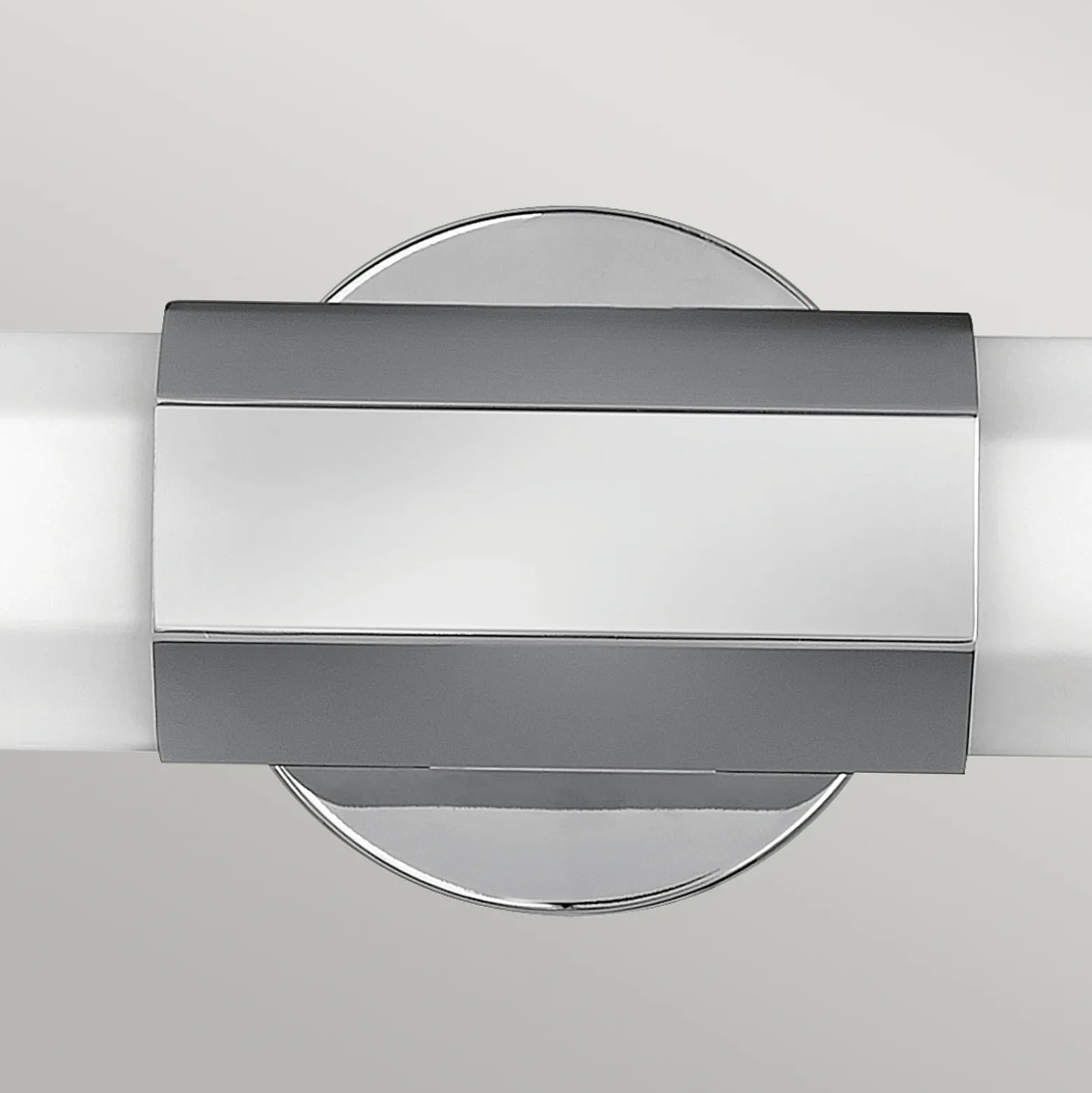 Aplique LED para baño Facet Dual, cromo, 2 luces, ancho 66 cm