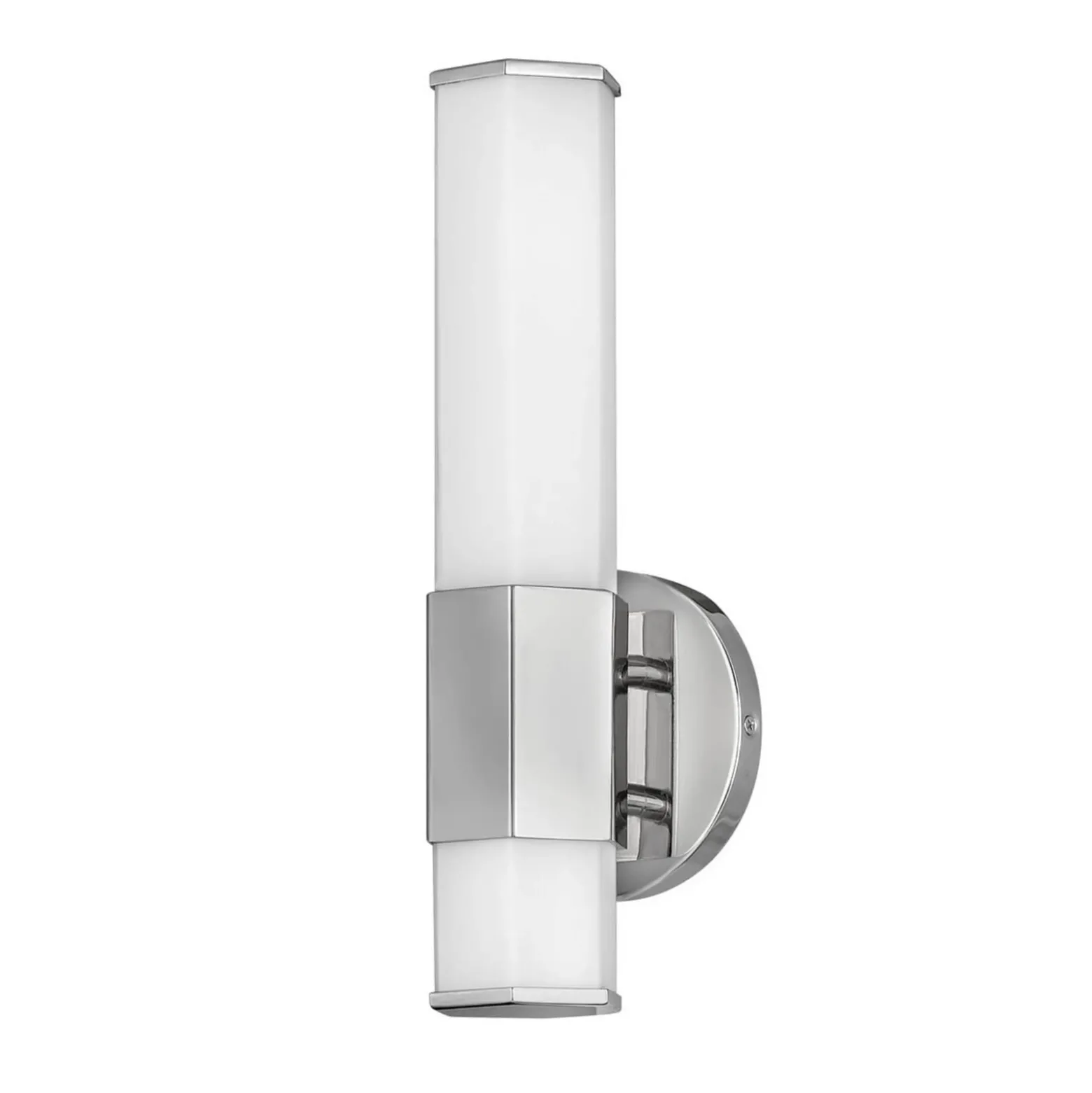 Aplique LED para baño Facet Single, 3000 K, cromo