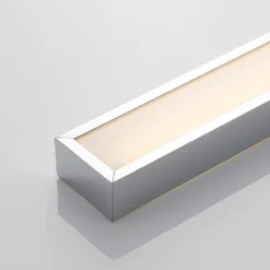 Aplique LED para baño Layan de Lindby, 120 cm, cromo, metal