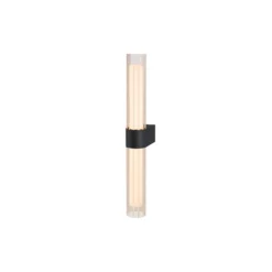 Aplique LED para baño SLV Lygant double, negro, aluminio