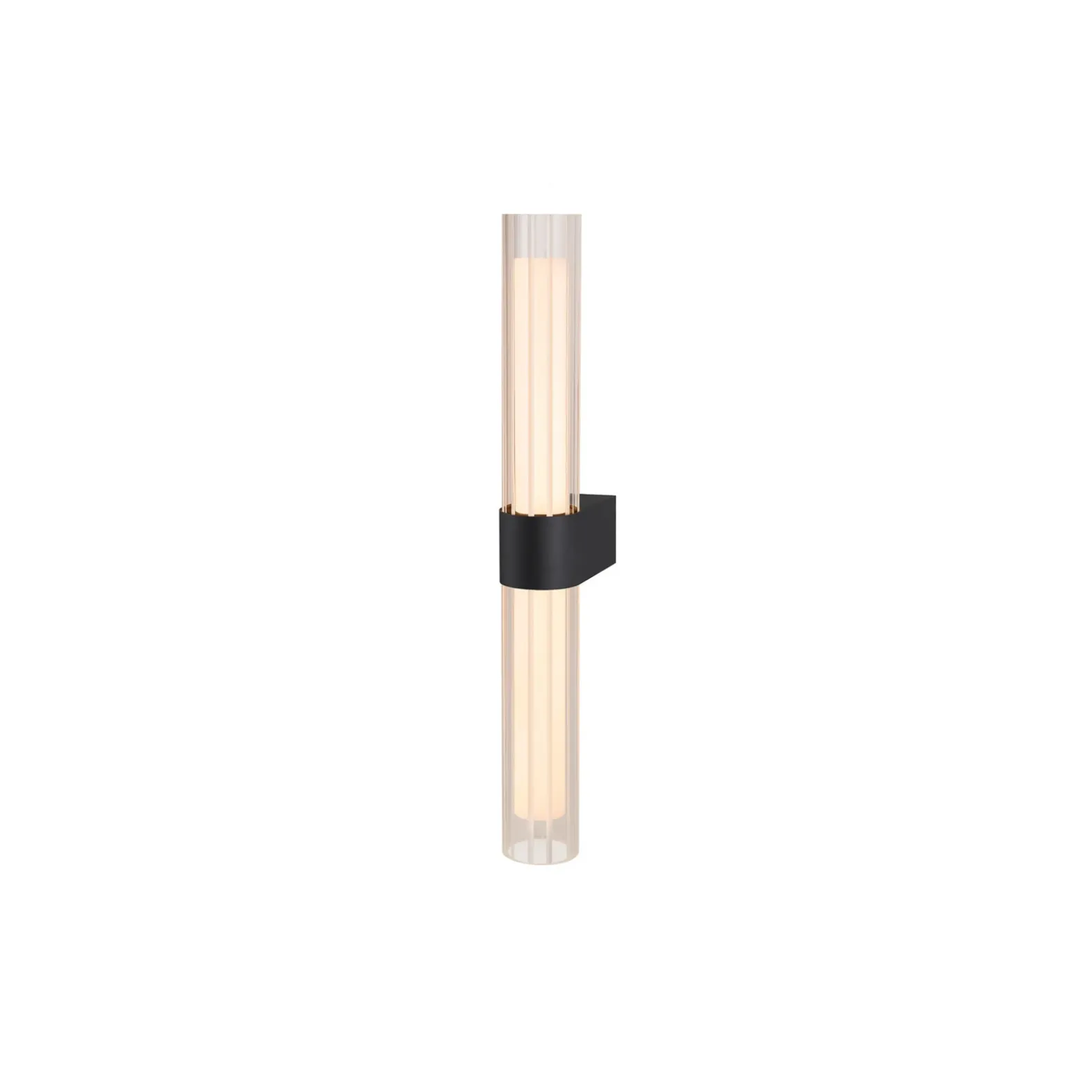 Aplique LED para baño SLV Lygant double, negro, aluminio