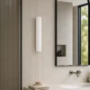 Aplique LED para baño Victoire de Lucande, 50 cm, blanco/cromo, CCT