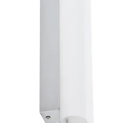 Aplique LED para baño Victoire de Lucande, 50 cm, blanco/cromo, CCT