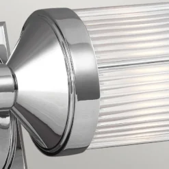 Aplique LED Paulson IP44 2 luces anchura 58,4cm
