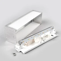 Aplique LED Ranik rectangular de aluminio