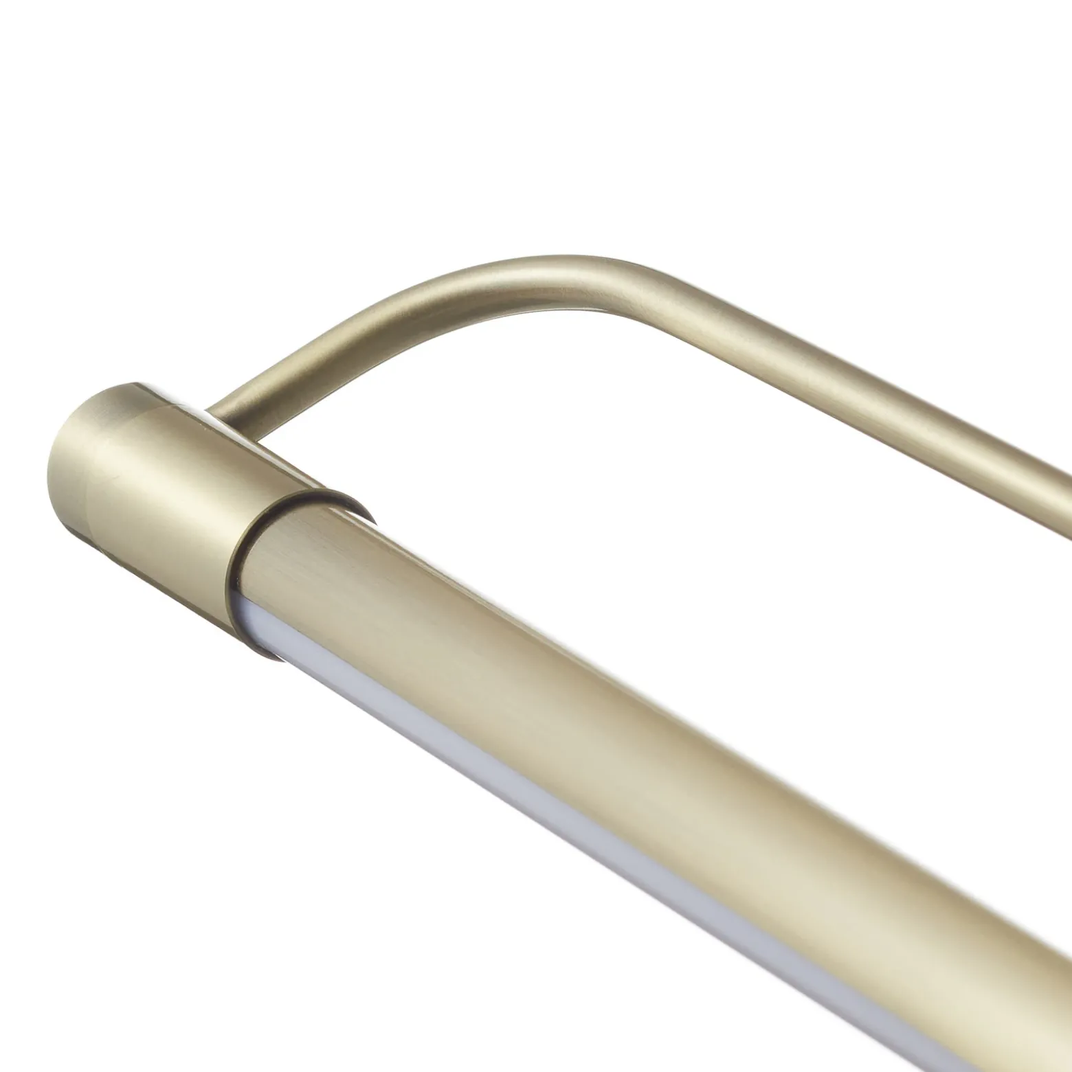 Aplique LED Rapallo, latón, IP44, 40 cm