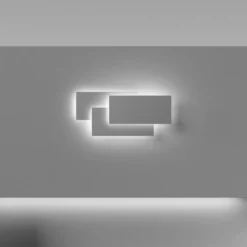 Aplique LED Trame, rectangular