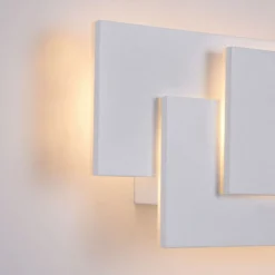 Aplique LED Trame, rectangular