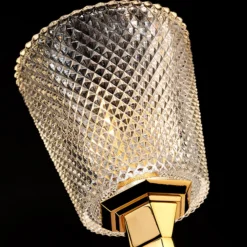 Aplique LED Verity, IP44, oro pulido