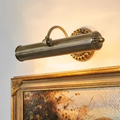 Aplique Lindby Joely, 37cm, latón, metal, E14