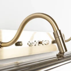 Aplique Lindby Joely, 73cm, latón, metal, E14