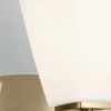 Aplique Marant, bronce claro/ópal, altura 24 cm, IP44, LED G9