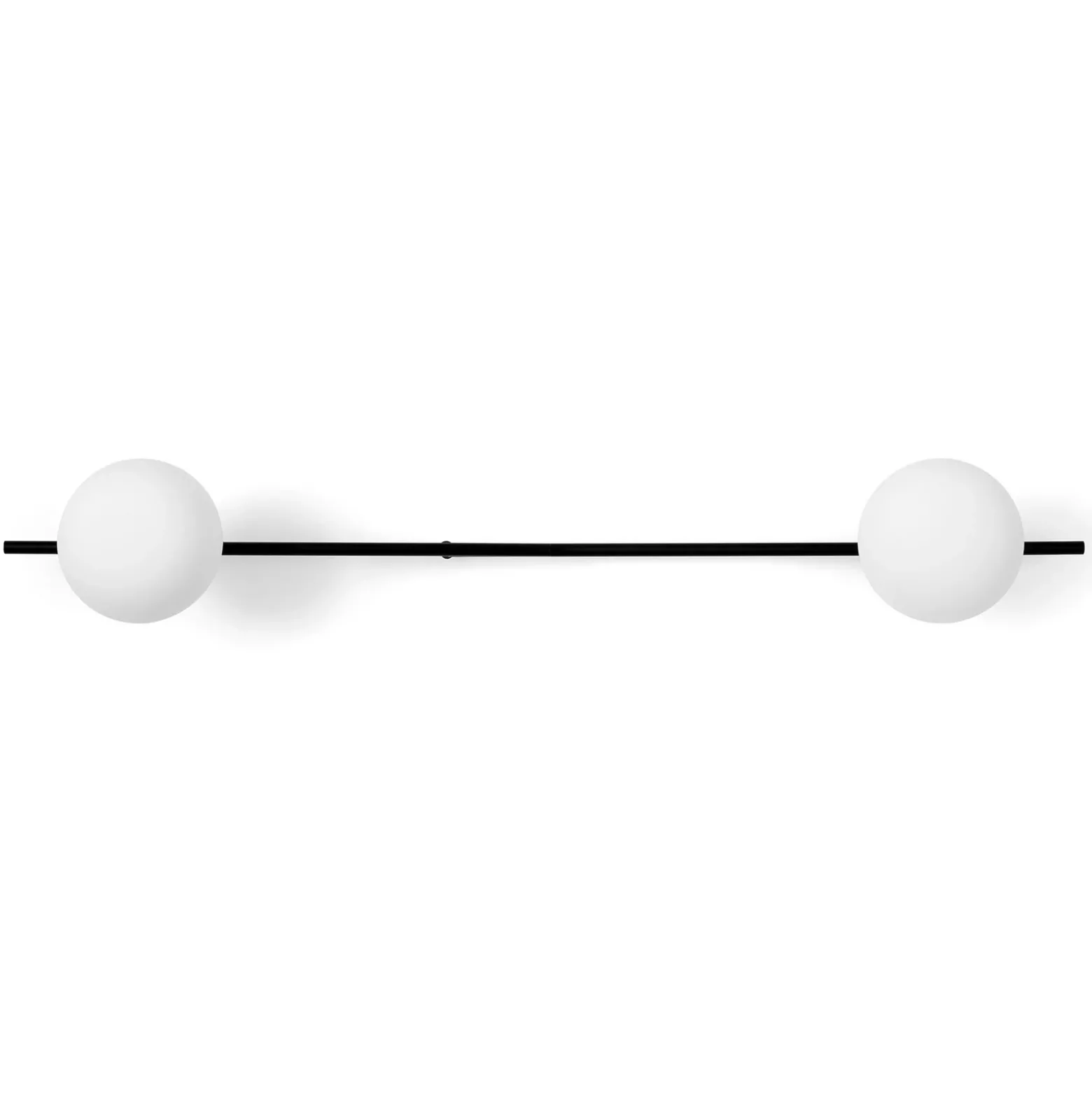 Aplique Mikado, vidrio esmerilado, 2 luces