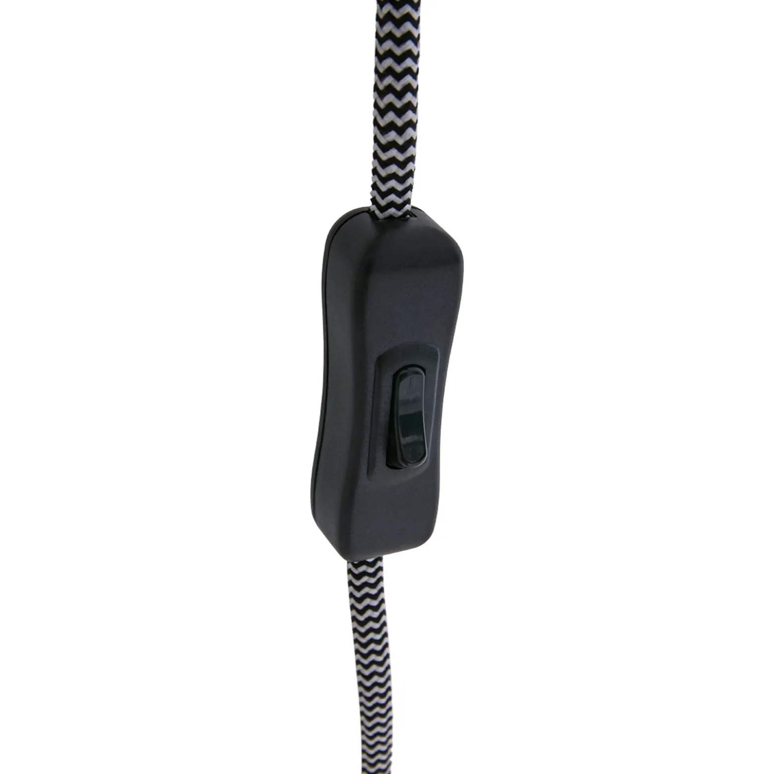 Aplique Nové con enchufe, negro