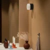 Aplique para baño Globen Lighting «Hubble 12», negro, Ø 12 cm