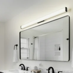 Aplique para baño LED Alla IP44 120cm negro