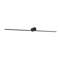 Aplique para baño LED 20145 negro arena ancho 60 cm