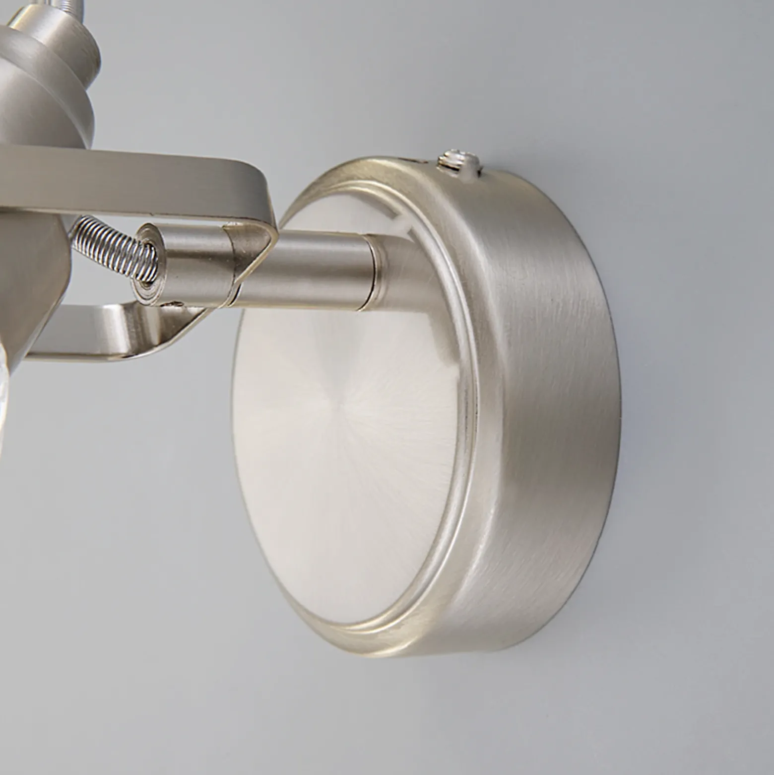 Aplique para baño Lindby Kara, 21 cm de altura, cristal, IP44, G9