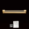 Aplique para baño Marylin LED, longitud 60 cm, dorado, aluminio