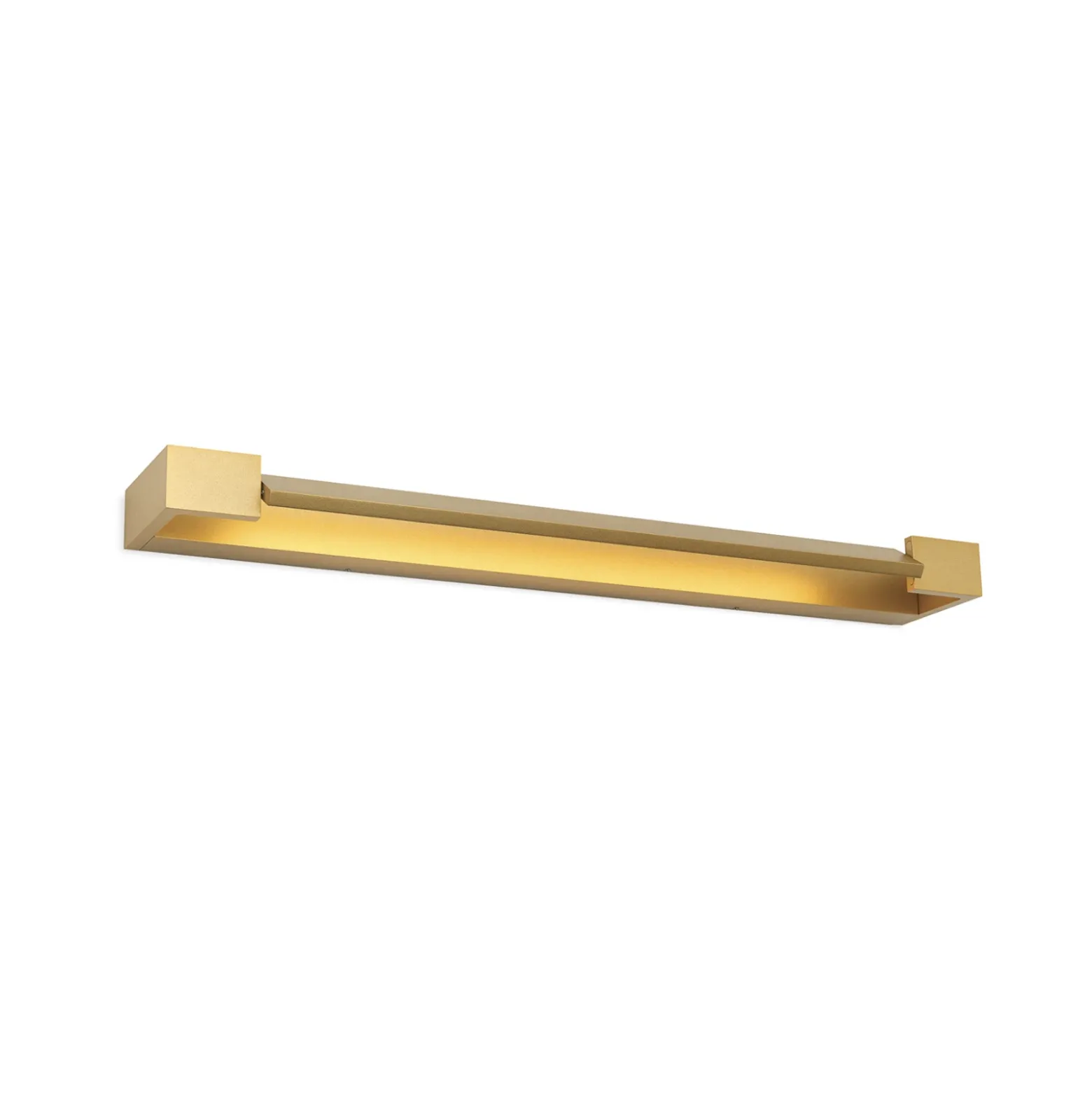 Aplique para baño Marylin LED, longitud 60 cm, dorado, aluminio