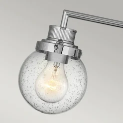 Aplique para baño Poppy, 3 luces, cromo