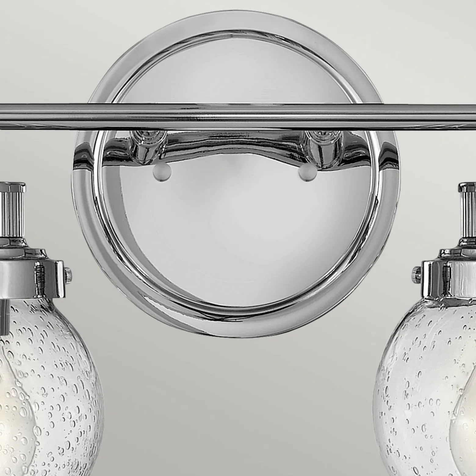 Aplique para baño Poppy, 2 luces, cromo