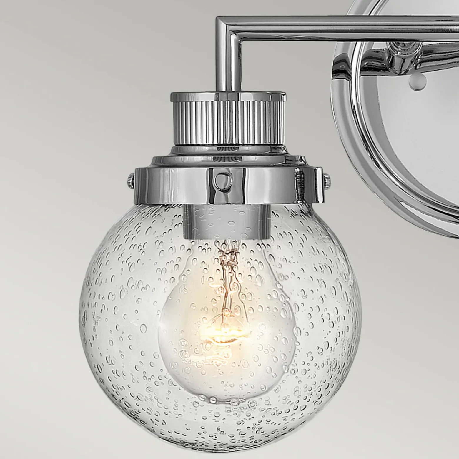 Aplique para baño Poppy, 2 luces, cromo