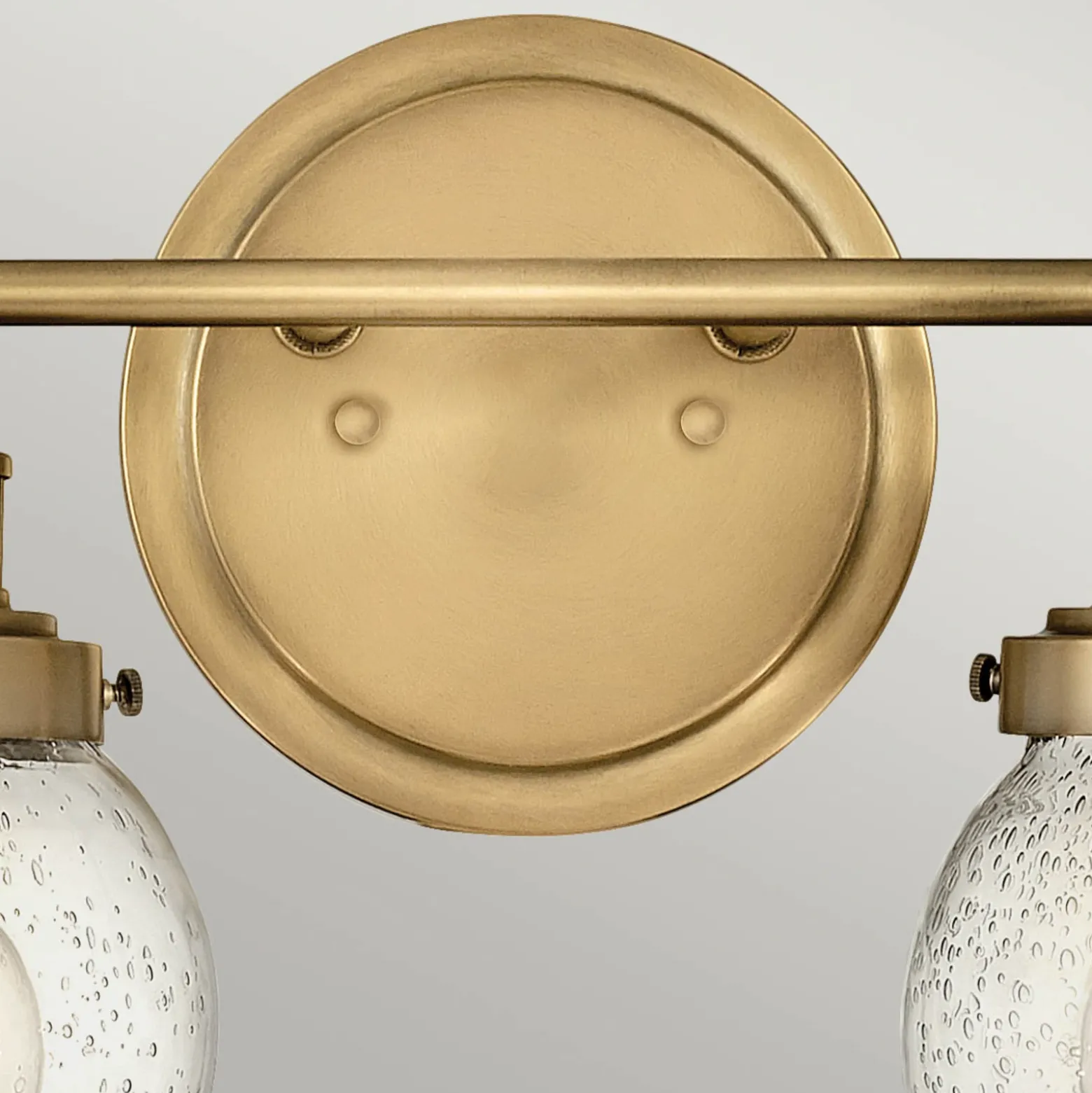 Aplique para baño Poppy, 2 luces, latón