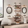 Aplique para baño Poppy, 3 luces, latón