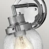 Aplique para baño Poppy, 1 luz, cromo