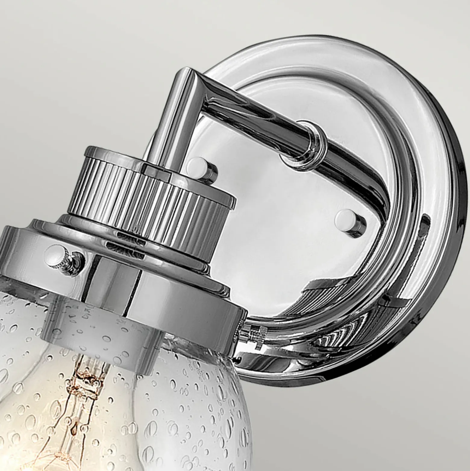 Aplique para baño Poppy, 1 luz, cromo