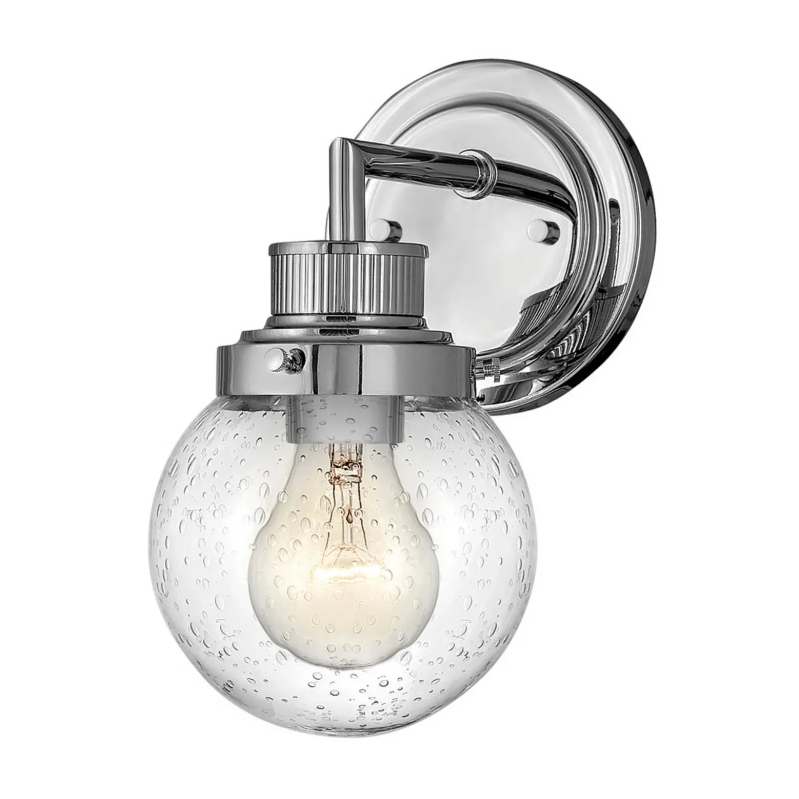 Aplique para baño Poppy, 1 luz, cromo