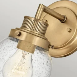 Aplique para baño Poppy, 1 luz, latón