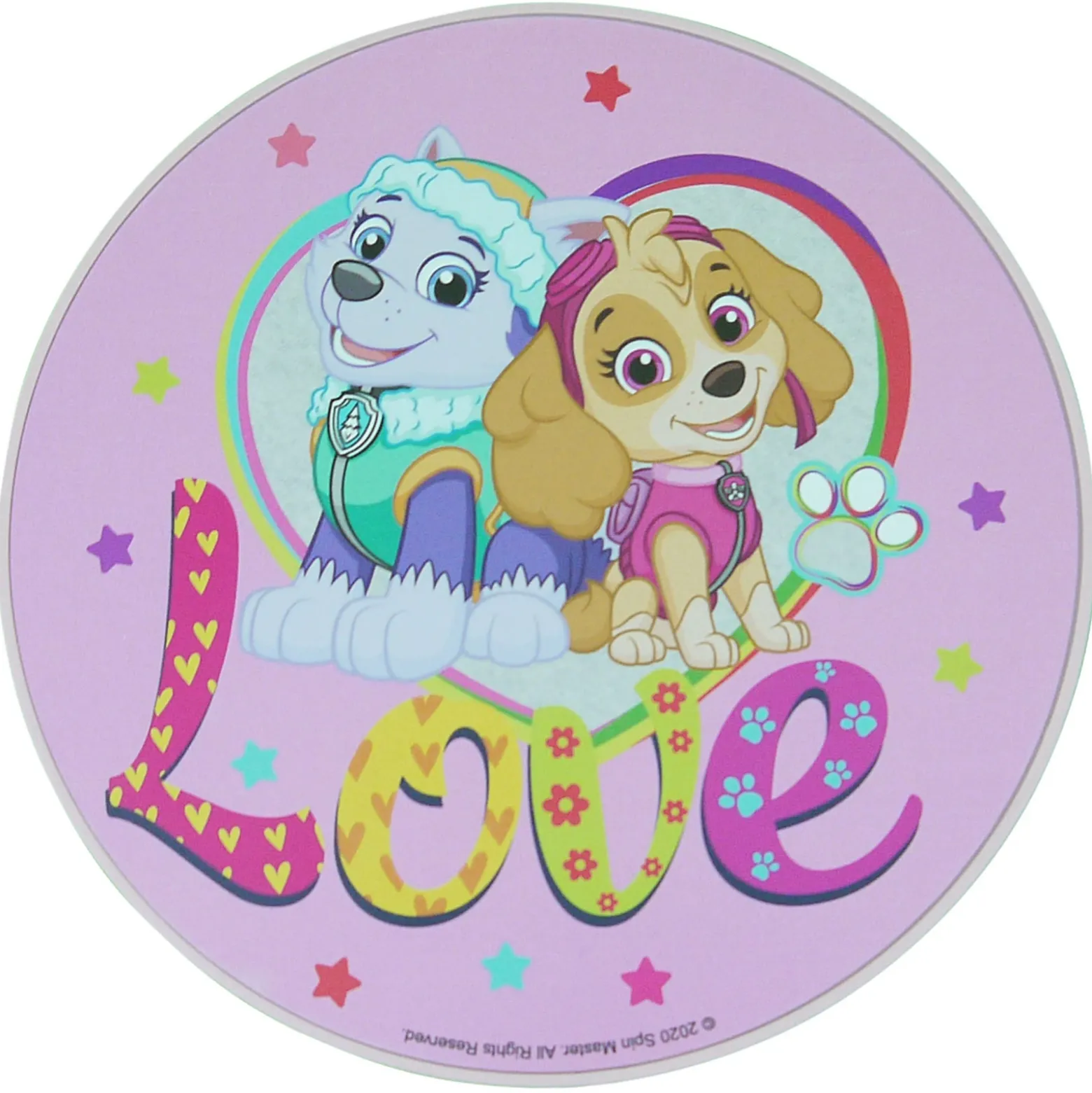 Aplique Paw Patrol Positive Pups, rosa
