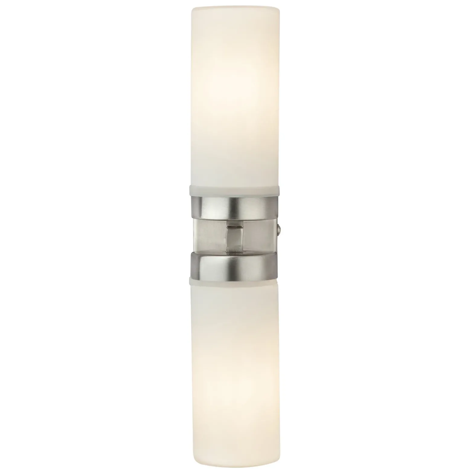 Aplique Space, níquel, 2 luces, IP44