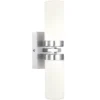 Aplique Space, níquel, 2 luces, IP44