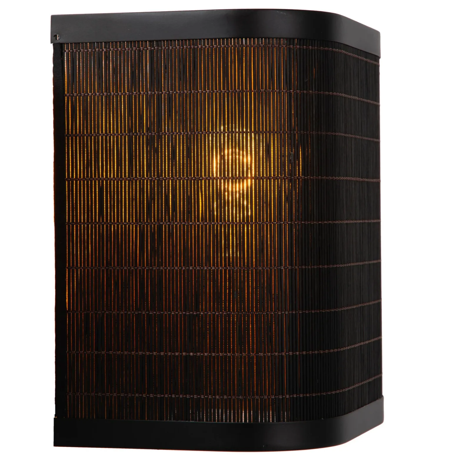 Aplique Tagalog de ratán, negro/natural