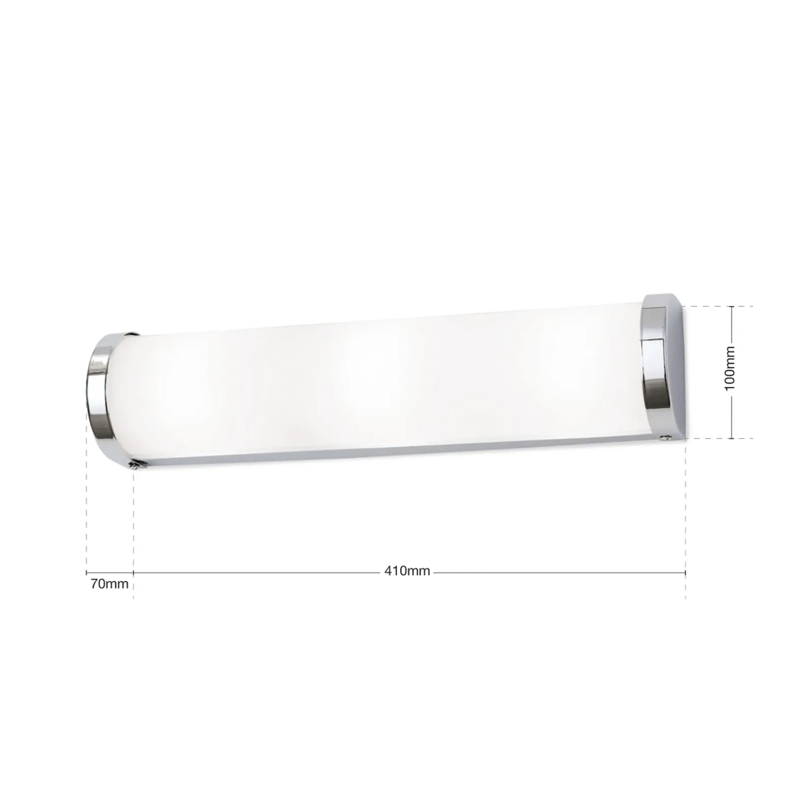 Aplique Tea 41 cm cromo
