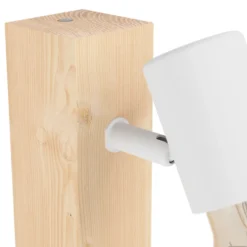 Aplique Townshend 3 de madera, blanco