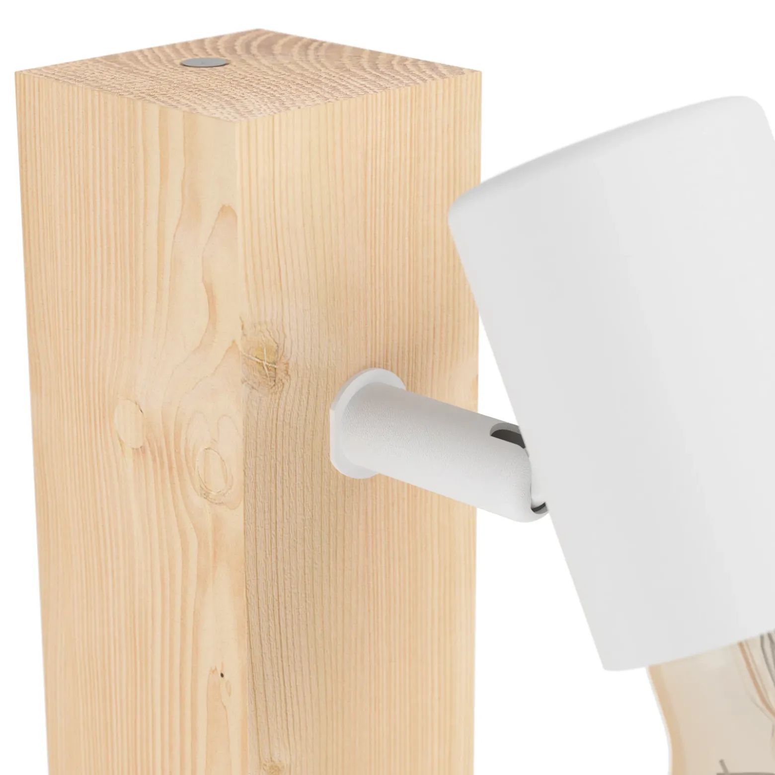Aplique Townshend 3 de madera, blanco