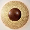 Aplique Utopistico Circa, oro-marrón