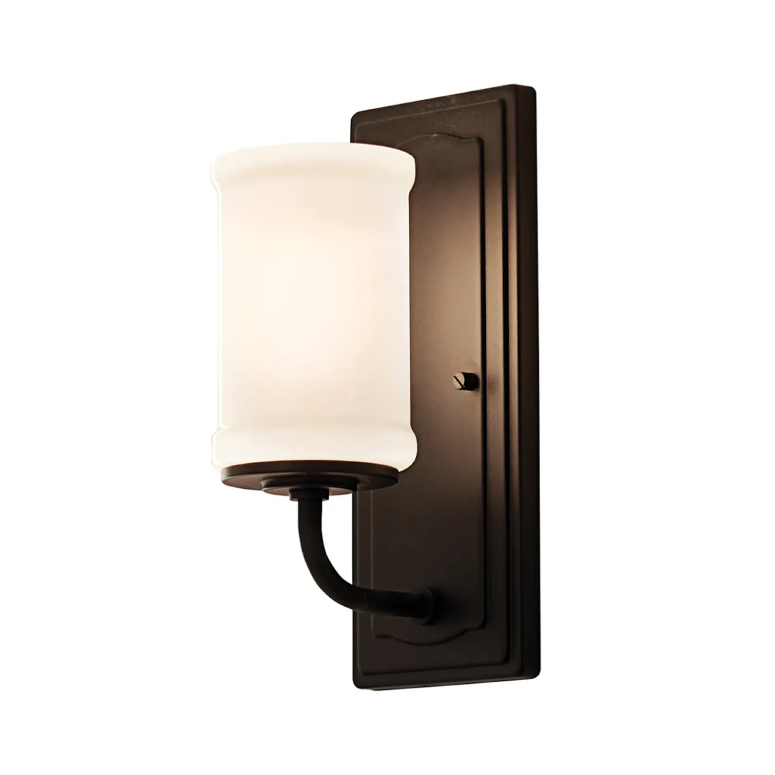 Aplique Vetivene, negro, altura 31 cm, metal, IP44, G9-LED