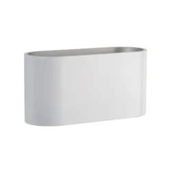 Aplique Xera, oval, blanco
