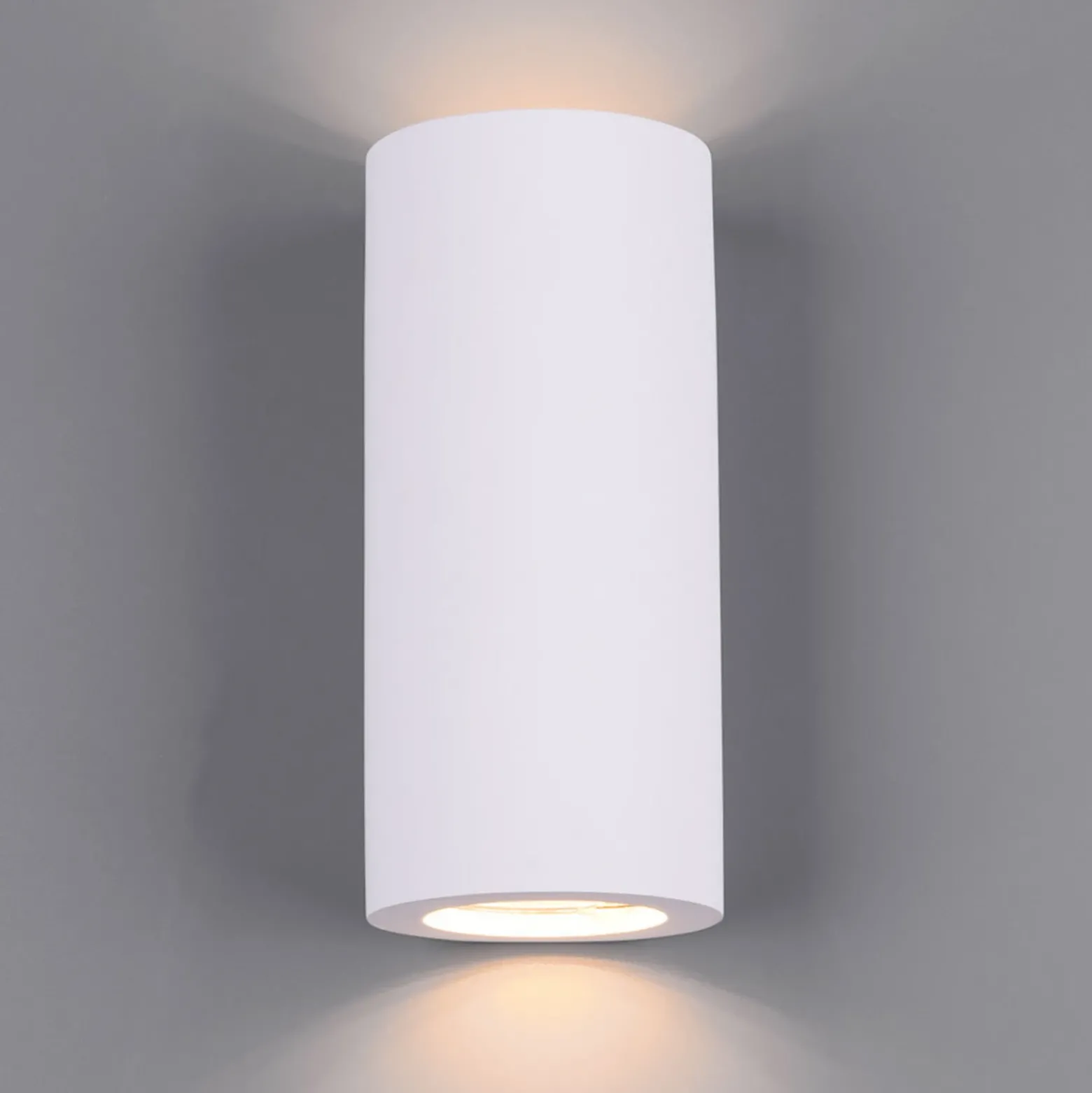 Aplique Zazou de yeso, 2 luces