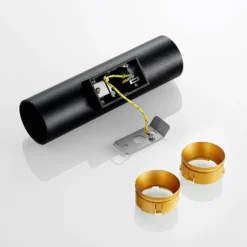 Arcchio Aplique de pared Brinja, negro, metal, arriba/abajo, GU10
