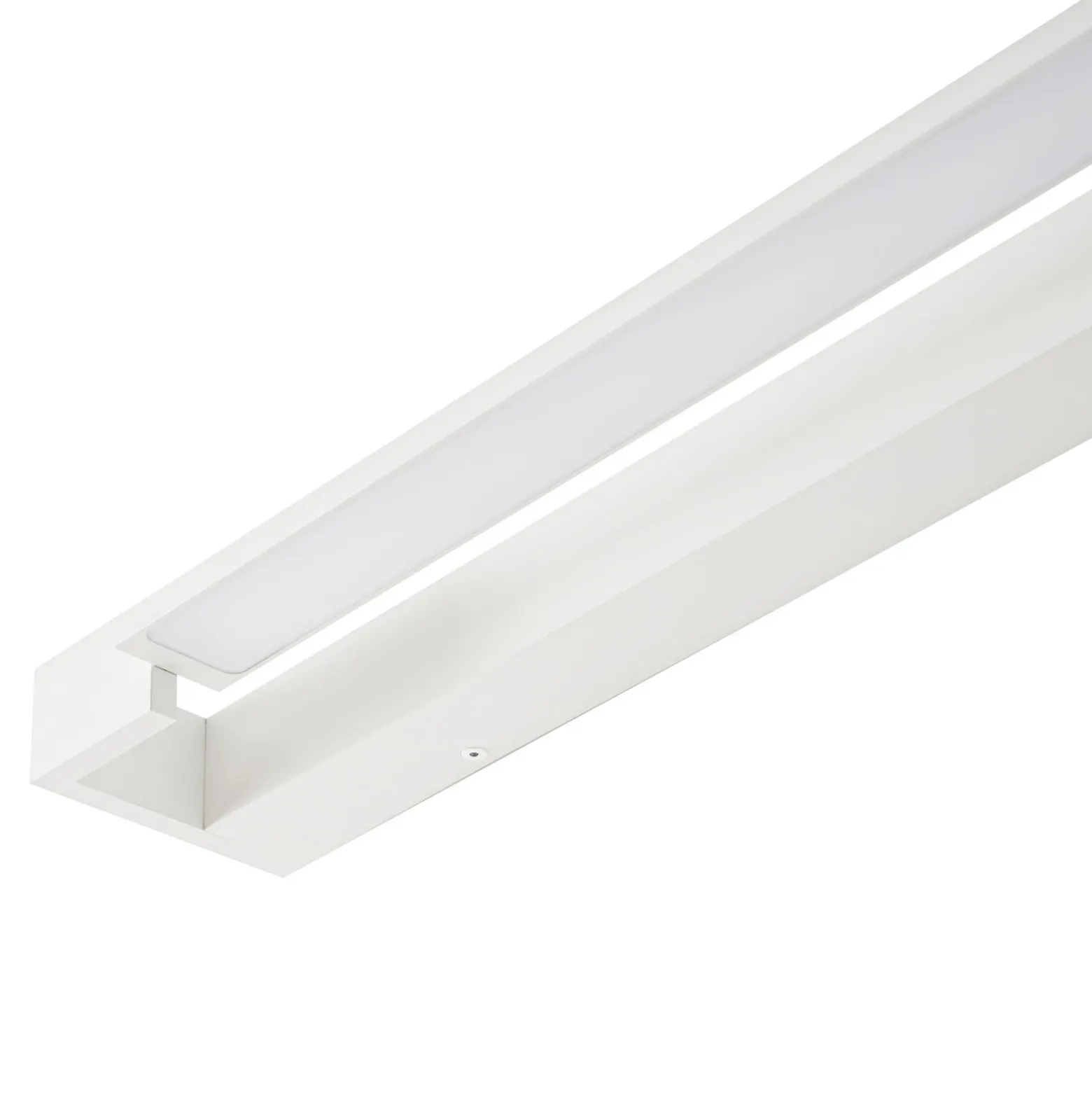 Arcchio Aplique de pared LED Jora, 90 cm, blanco, orientable, IP44