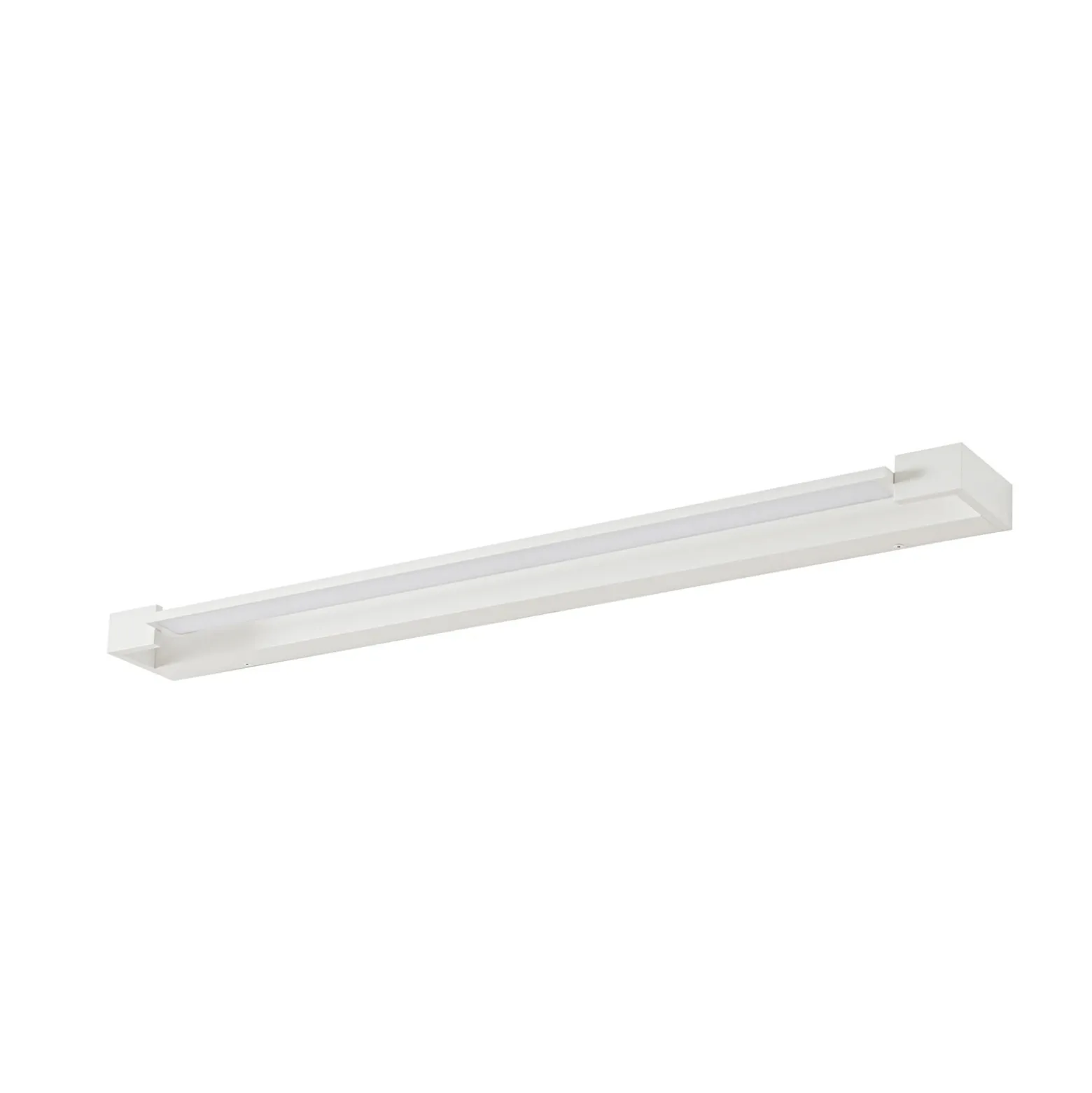 Arcchio Aplique de pared LED Jora, 90 cm, blanco, orientable, IP44